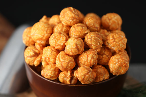 Cheesy Caramel Popcorn