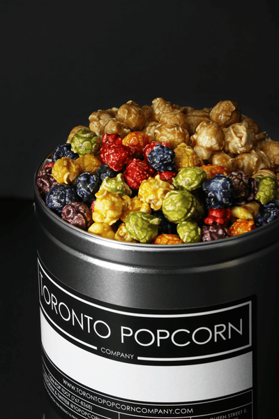 Random Popcorn Multi Flavour Popcorn Tins | 1 Gallon – Toronto Popcorn Company