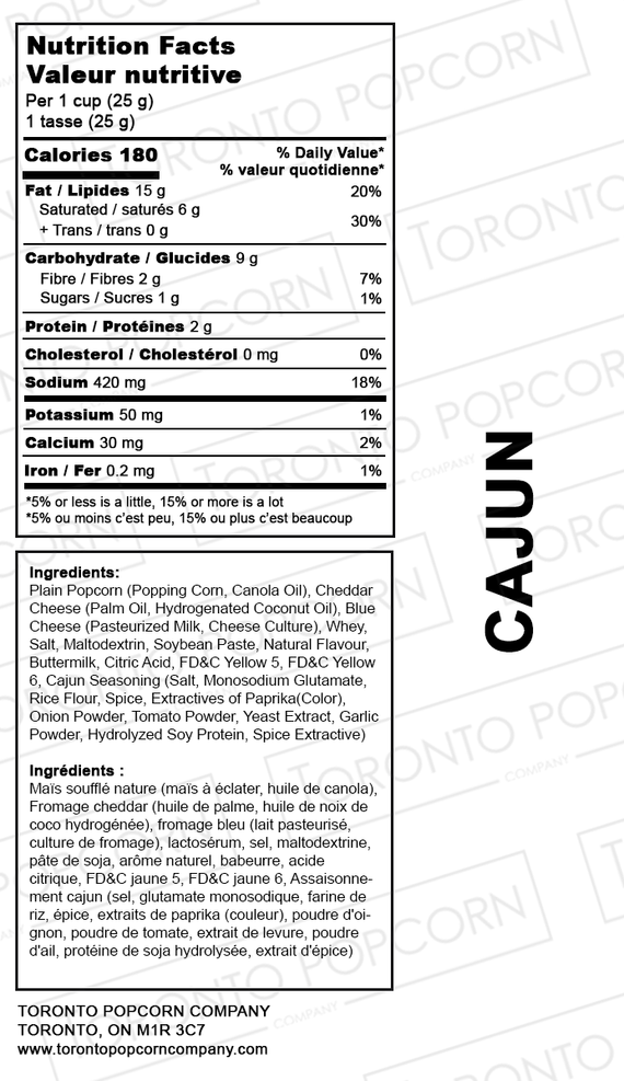 Cajun Popcorn