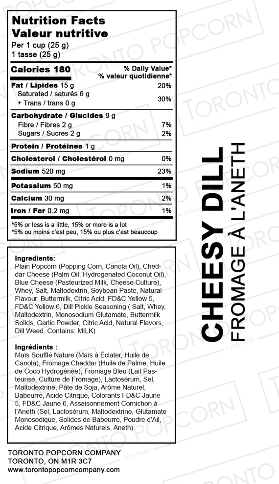 Cheesy Dill Popcorn