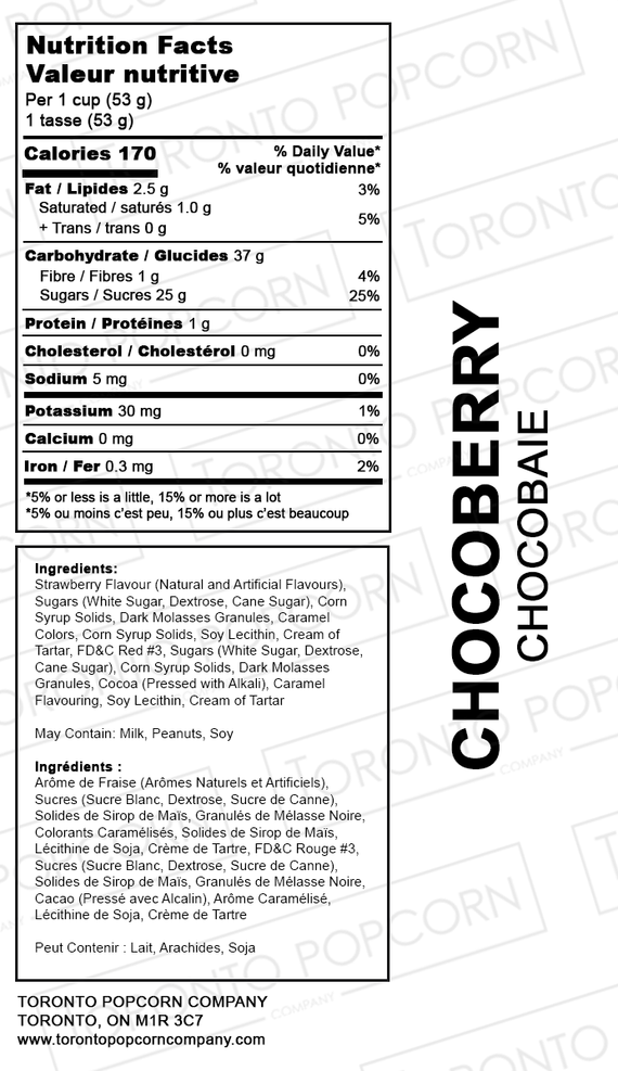 Chocoberry Popcorn