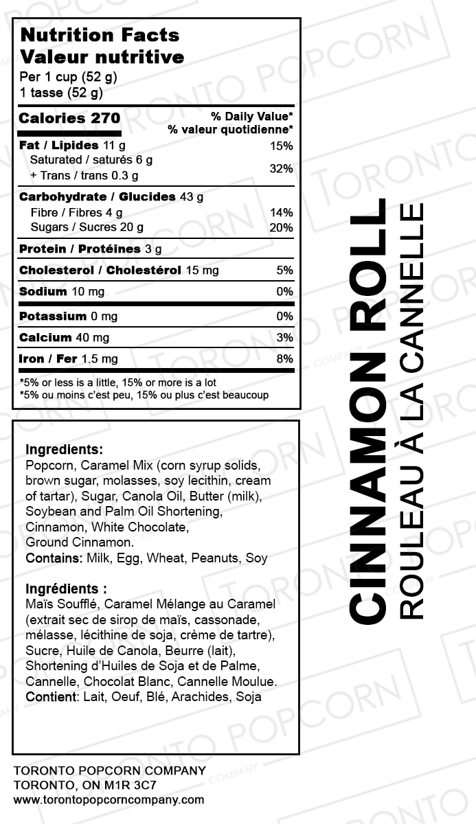 Cinnamon Roll Popcorn