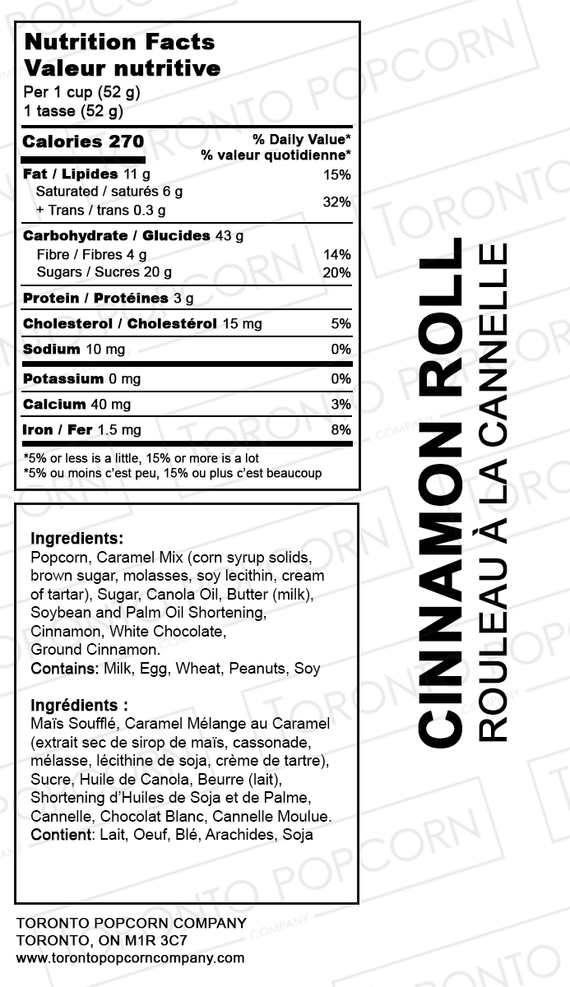 Cinnamon Roll Popcorn