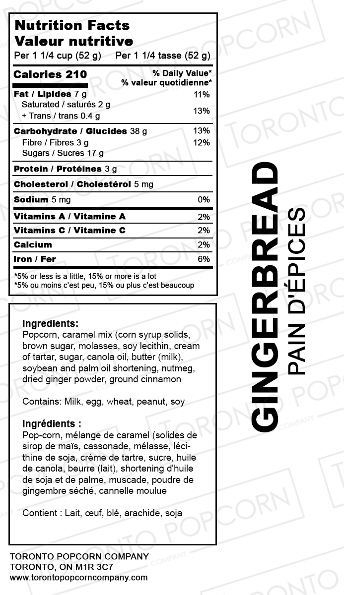 Gingerbread Popcorn