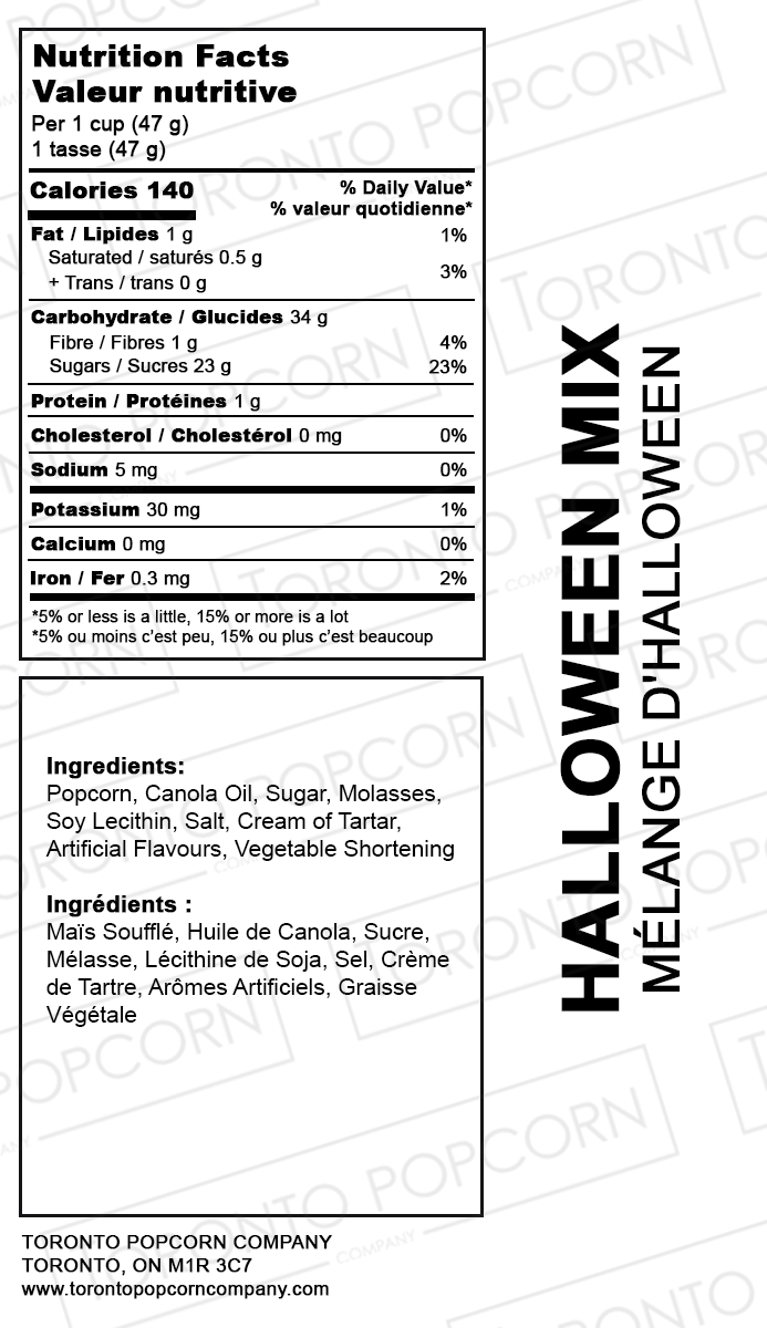 Halloween Mix Popcorn