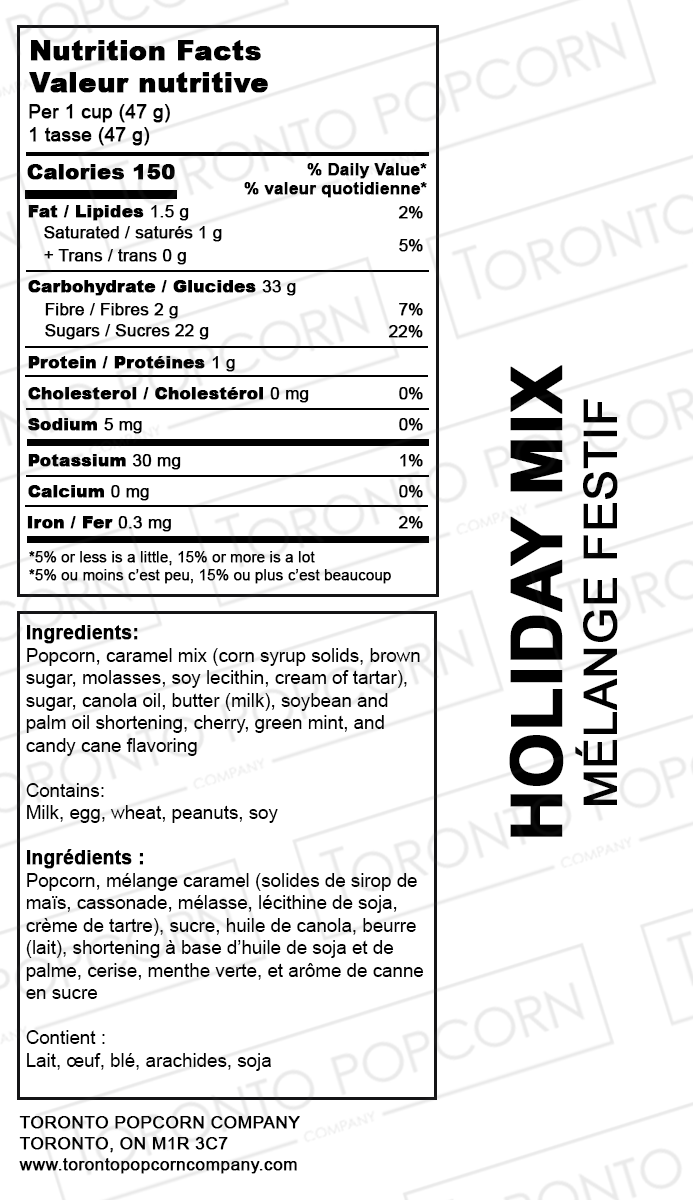 Holiday Mix Popcorn