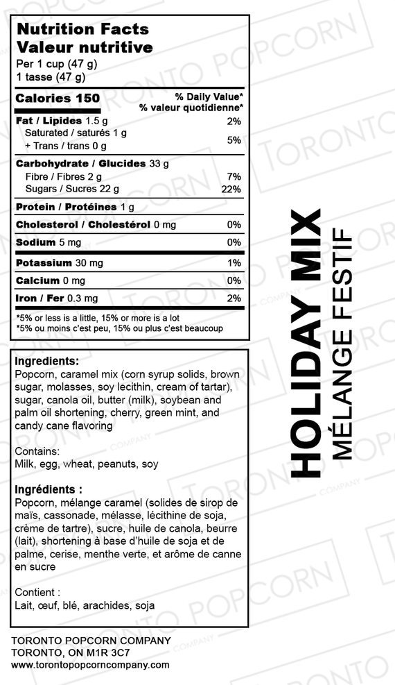 Holiday Mix Popcorn