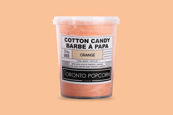 Orange Cotton Candy