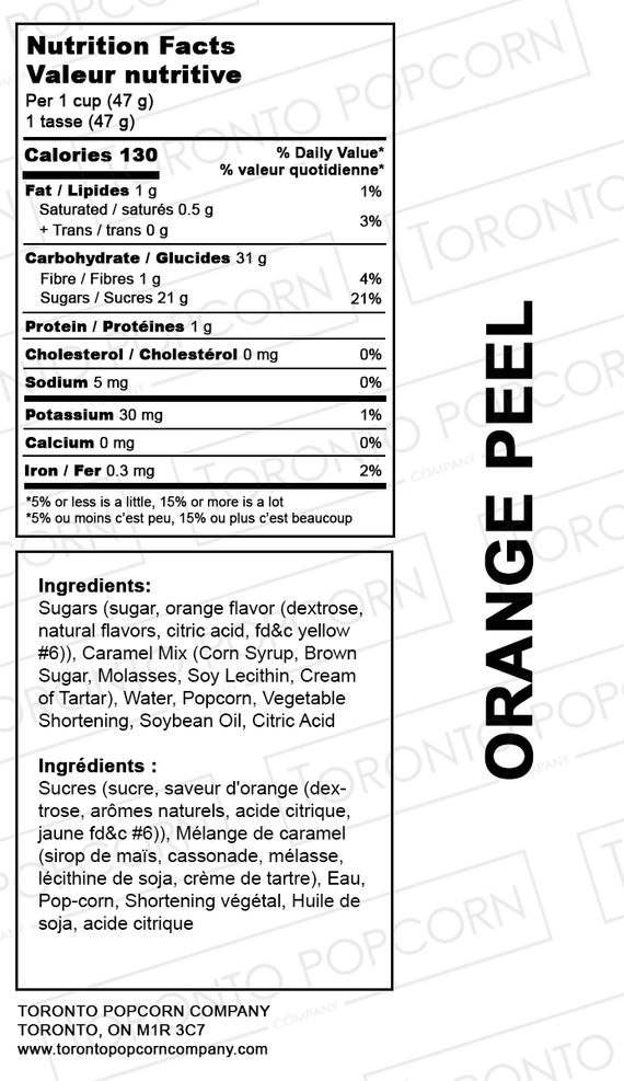 Orange Peel Popcorn