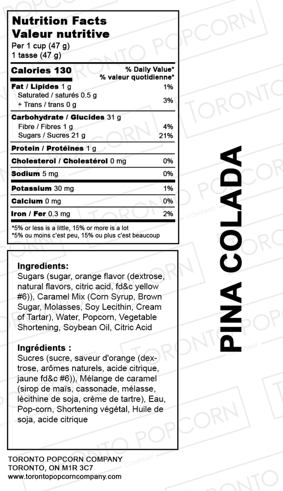 Pina Colada Popcorn