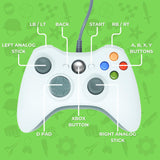 Controller for Xbox 360 White