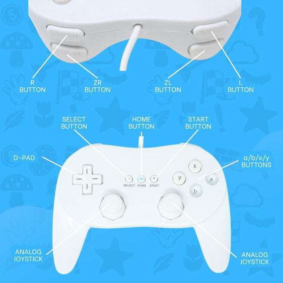Classic Pro Controller for Wii & Wii U