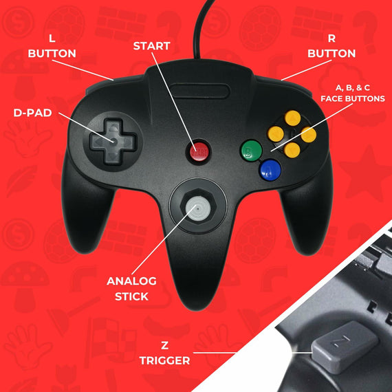Controller for N64 Black