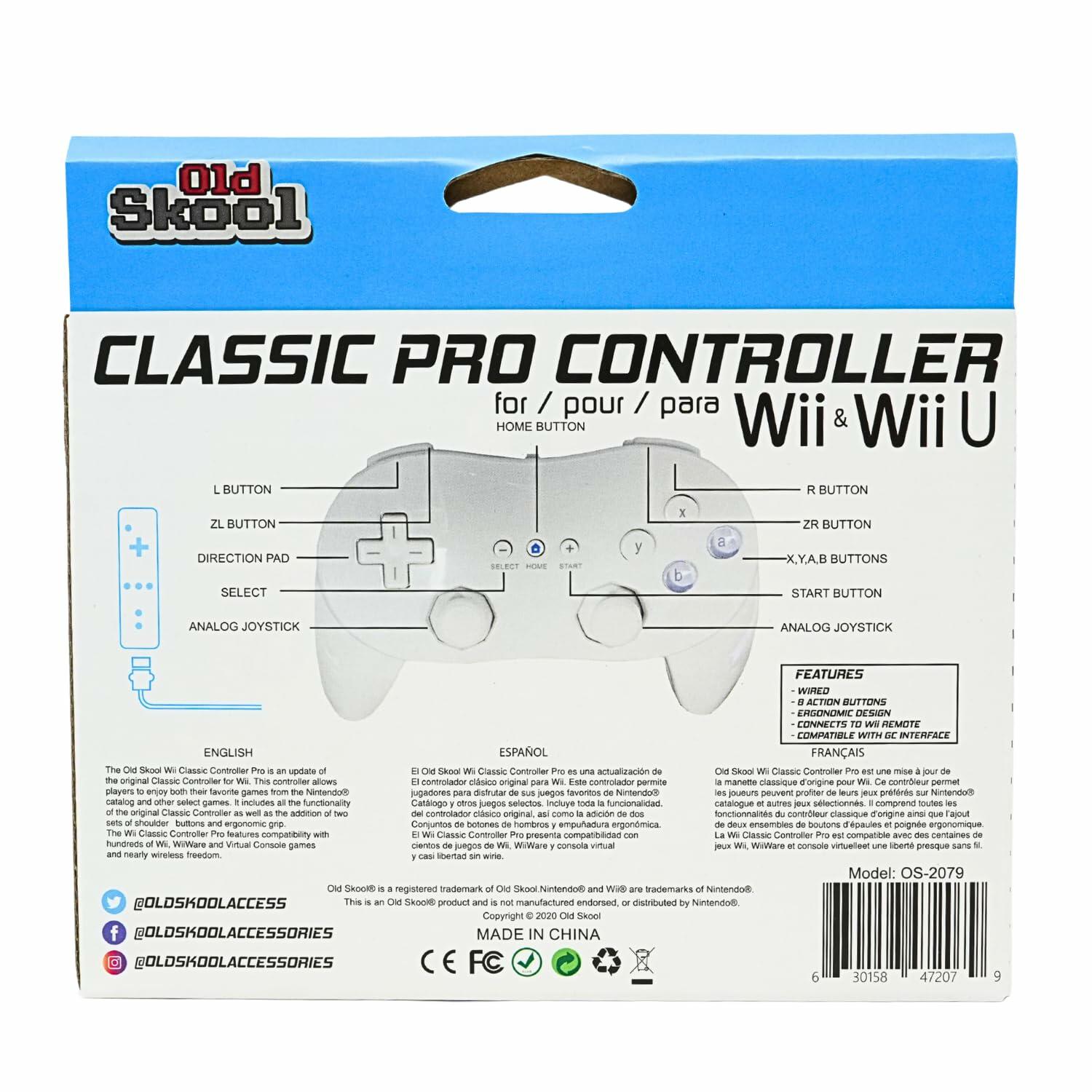 Classic Pro Controller for Wii & Wii U